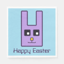 Square Easter Bunny Napkins Servet