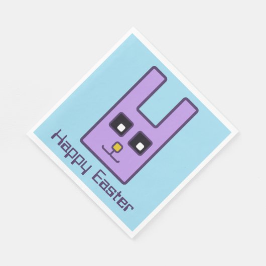 Square Easter Bunny Napkins Servet (Hoek)