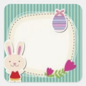 Square Easter Stickers (Voorkant)