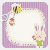 Square Easter Stickers (Voorkant)