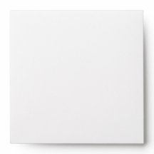 Square Envelope White Return-adres