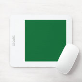 Square - Forest Green en White Muismat (Met muis)