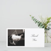 Square foto - Chicken in the Basket Bedankkaart (Staand voorkant)