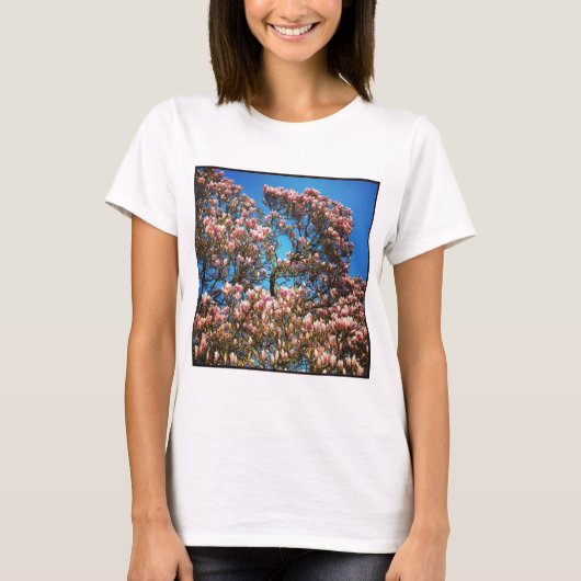 Square foto - Magnolia Blossom T-shirt (Voorkant)