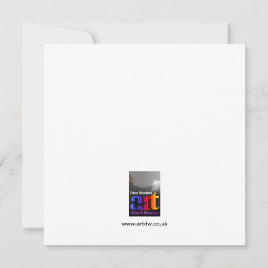 Square Frog-Kaart (Achterkant)