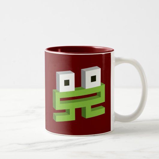 Square Frog Tweekleurige Koffiemok (Rechts)