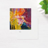 SQUARE FULL BLEED ARTISTS BUSINESS AND TITLE KAART (Bureau)