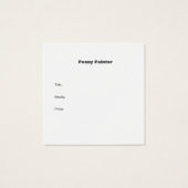 SQUARE FULL BLEED ARTISTS BUSINESS AND TITLE KAART (Achterkant)