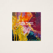 SQUARE FULL BLEED ARTISTS BUSINESS AND TITLE KAART (Voorkant)