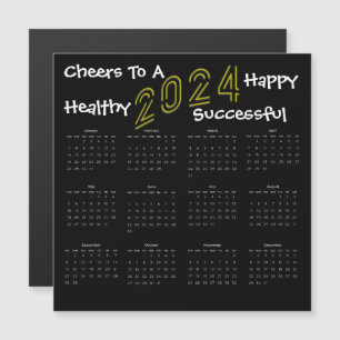 Square Fun 2024 Familie Bedrijfskalender Cadeau