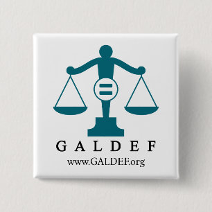 Square GALDEF-toets Vierkante Button 5,1 Cm