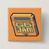 Square GBJam 13-badge Vierkante Button 5,1 Cm (Voorkant)