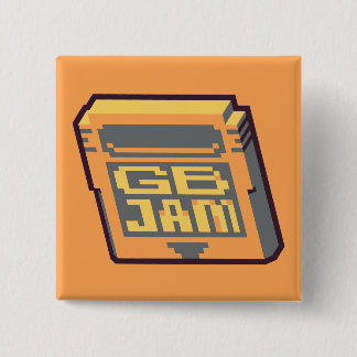 Square GBJam 13-badge Vierkante Button 5,1 Cm