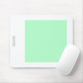 Square - Ghost Green en White Muismat (Met muis)