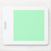 Square - Ghost Green en White Muismat (Voorkant)