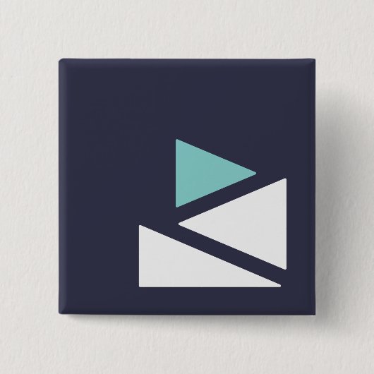 Square Glassbreakers-knop Vierkante Button 5,1 Cm (Voorkant)