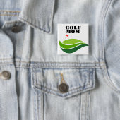 Square "Golf Ma"-Button Vierkante Button 5,1 Cm (In situ)