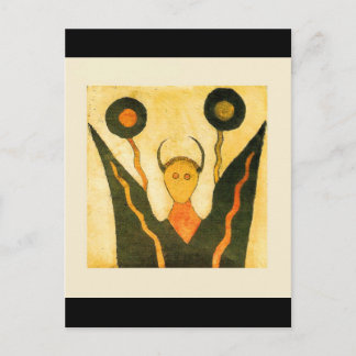 Square Hand Drum Native American Ceremonial Briefkaart