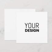 Square Holiday Kaart [Multi-Size & Shape] (Voorkant / Achterkant)