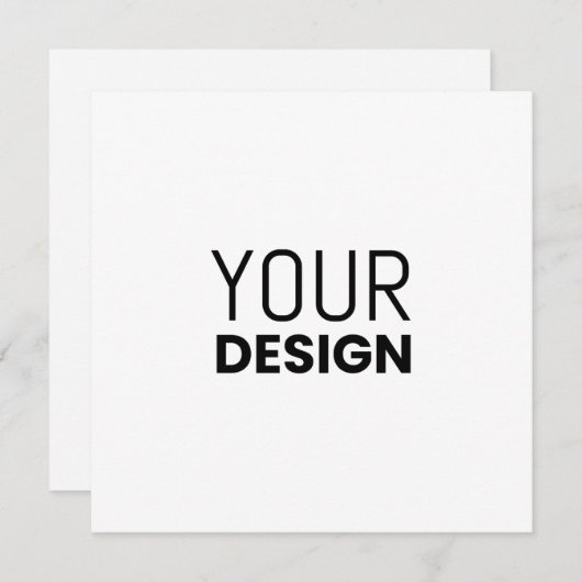 Square Holiday Kaart [Multi-Size & Shape] (Voorkant / Achterkant)