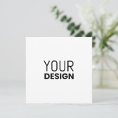 Square Holiday Kaart [Multi-Size & Shape] (Staand voorkant)