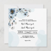 Square Kaart Wedding Invitation Kaart Design (Voorkant)