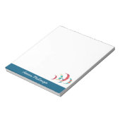 Square Kite Surfing Notitieblok (Linkerzijde)