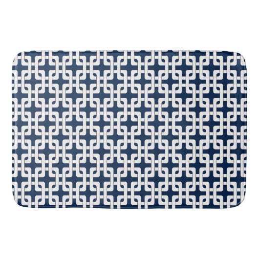 Square Knot Pattern Badmat (Voorkant)