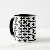 Square Knot Pattern Mok (Voorkant links)