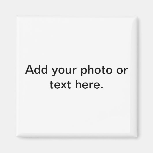 Square koelkast magnet (Voorkant)