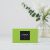 Square Label 01 - Martian Green (Staand voorkant)