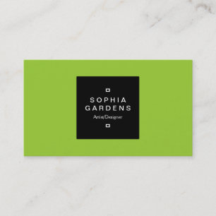 Square Label 01 - Martian Green