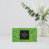 Square Label 01a - Green Marbling (Staand voorkant)