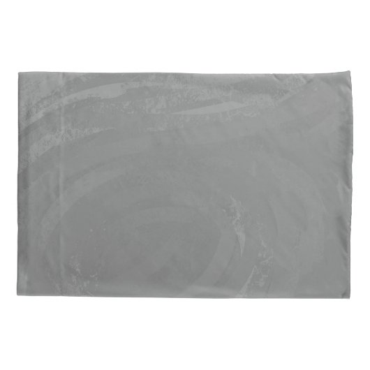 Square Leaf Pattern Blauwgroen Neutraal Kussensloop (Achterkant)