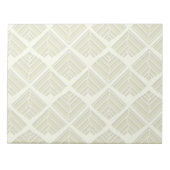 Square Leaf Pattern Gold Limoen Light Notitieblok (Voorkant)