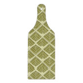 Square Leaf Pattern Gold Limoen Light Snijplank (Voorkant)
