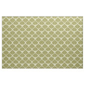 Square Leaf Pattern Gold Limoen Light Stof (Fat Quarter)