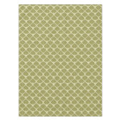 Square Leaf Pattern Gold Limoen Light Tafelkleed (Voorkant)