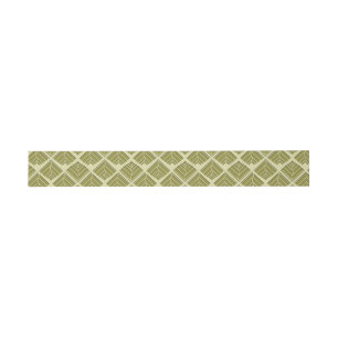 Square Leaf Pattern Gold Limoen Light Uitnodigingen Wikkel