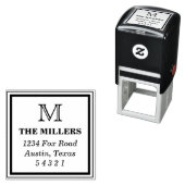 Square Lijst Adresstempel Zelfinktende Stempel (In situ)