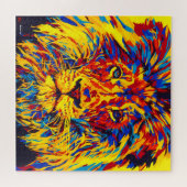 Square Lion Puzzle Legpuzzel (Horizontaal)