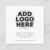 Square logo Afspraakherinnering Afsprakenkaartje (Voorkant)