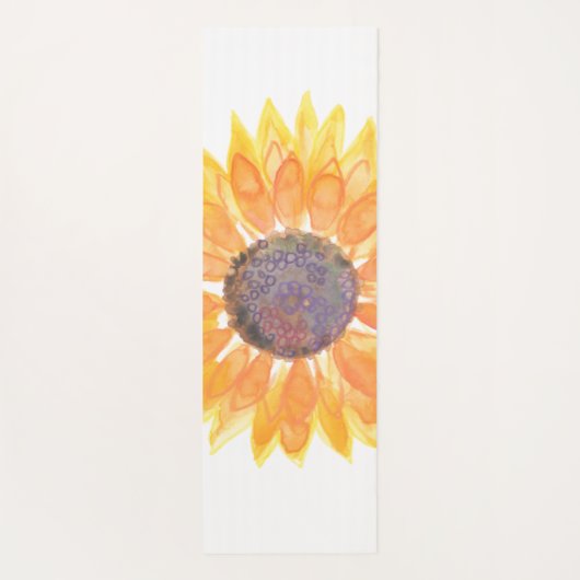 Square Logo Yoga Studio Sunflower Yogamat (Achterkant)