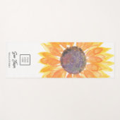 Square Logo Yoga Studio Sunflower Yogamat (Voorkant (horizontaal))