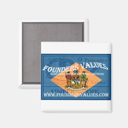 Square Magnet (Voorkant / Achterkant)