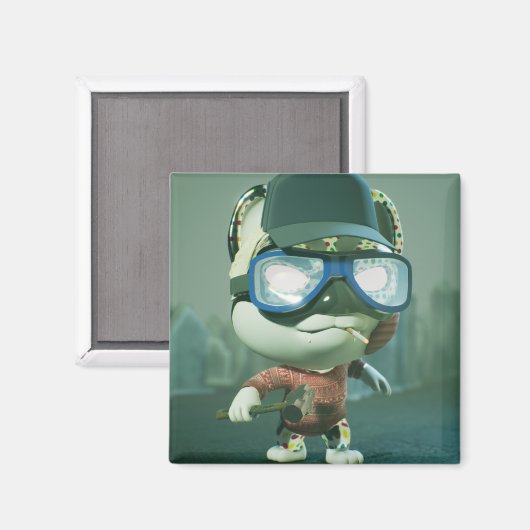 Square Magnet (Voorkant / Achterkant)