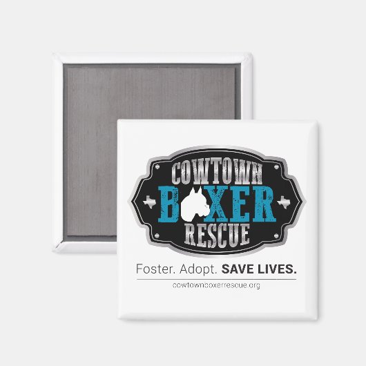 Square magnet (Voorkant / Achterkant)