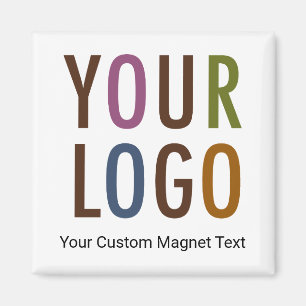 Square Magnet Custom Business Logo Promotie
