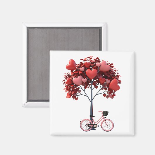 Square Magnet Romantic (Voorkant / Achterkant)