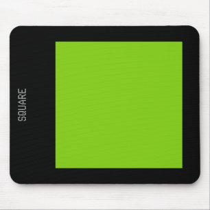 Square - Martian Green en Black Muismat